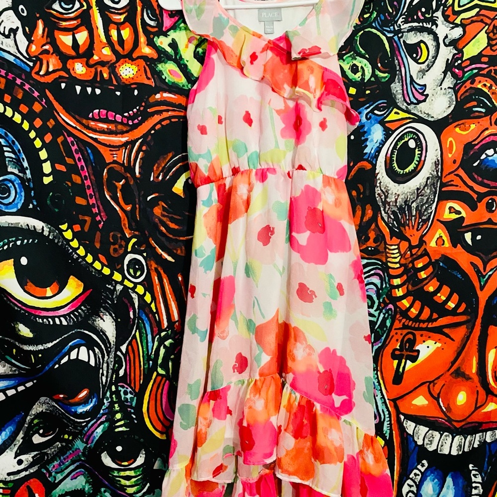 Girls Childrens Place Floral Summer Dress XXL